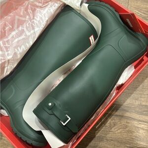 Hunter Forest Green Waterproof Boots